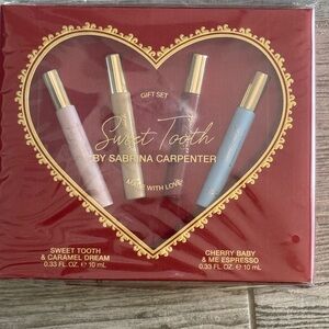 Sweet Tooth travel Quatro Eau De Parfum perfume Giftset Set by Sabrina Carpenter